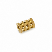 M8 X 16mm BRASS HEX INSERT CLOSED END