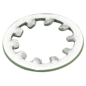 M10 Steel Internal Shakeproof Washer Zinc Clear
