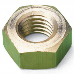 M8 BRASS HEX FULL NUT